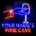 Custom Ultra-Bright Lounge Room Wine Cave LED Sign with Remote (Neon-Style, LED Technology) - Way Up Gifts