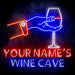 Custom Ultra-Bright Lounge Room Wine Cave LED Sign with Remote (Neon-Style, LED Technology) - Way Up Gifts