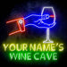 Custom Ultra-Bright Lounge Room Wine Cave LED Sign with Remote (Neon-Style, LED Technology) - Way Up Gifts