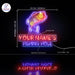 Custom Ultra-Bright Fishing Hole Cabin Man Cave LED Sign with Remote (Neon-Style, LED Technology) - Way Up Gifts