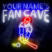 Custom Ultra-Bright Baseball Fan Cave LED Sign with Remote (Neon-Style, LED Technology) - Way Up Gifts