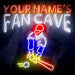 Custom Ultra-Bright Baseball Fan Cave LED Sign with Remote (Neon-Style, LED Technology) - Way Up Gifts