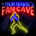 Custom Ultra-Bright Football Fan Cave LED Sign with Remote (Neon-Style, LED Technology) - Way Up Gifts