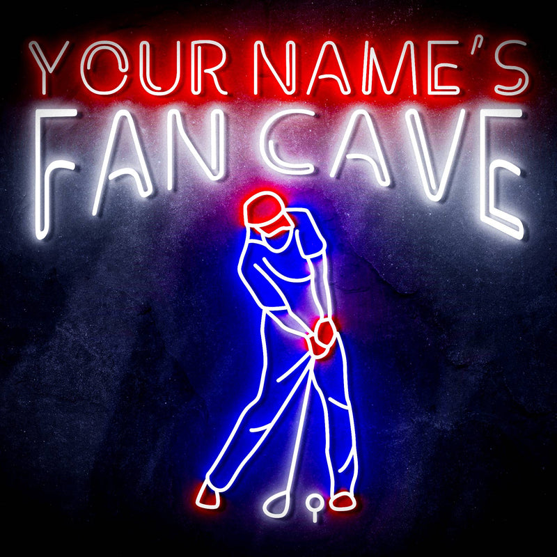 Custom Ultra-Bright Golf Club House Fan Cave LED Sign with Remote (Neon-Style, LED Technology) - LED Gift Works