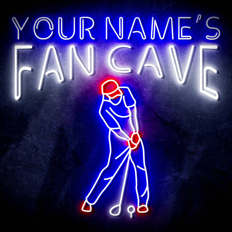 Custom Ultra-Bright Golf Club House Fan Cave LED Sign with Remote (Neon-Style, LED Technology) - LED Gift Works