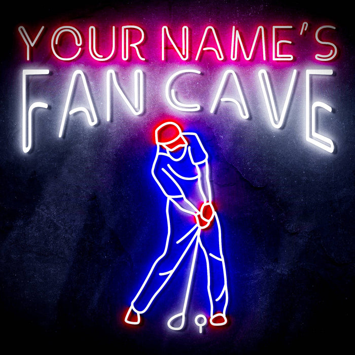Custom Ultra-Bright Golf Club House Fan Cave LED Sign with Remote (Neon-Style, LED Technology) - Way Up Gifts