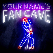 Custom Ultra-Bright Golf Club House Fan Cave LED Sign with Remote (Neon-Style, LED Technology) - LED Gift Works