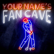 Custom Ultra-Bright Golf Club House Fan Cave LED Sign with Remote (Neon-Style, LED Technology) - LED Gift Works