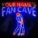 Custom Ultra-Bright Golf Club House Fan Cave LED Sign with Remote (Neon-Style, LED Technology) - Way Up Gifts