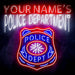 Custom Ultra-Bright Police Department LED Sign with Remote (Neon-Style, LED Technology) - Way Up Gifts