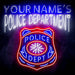 Custom Ultra-Bright Police Department LED Sign with Remote (Neon-Style, LED Technology) - Way Up Gifts