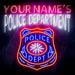 Custom Ultra-Bright Police Department LED Sign with Remote (Neon-Style, LED Technology) - Way Up Gifts