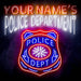 Custom Ultra-Bright Police Department LED Sign with Remote (Neon-Style, LED Technology) - Way Up Gifts