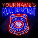 Custom Ultra-Bright Police Department LED Sign with Remote (Neon-Style, LED Technology) - Way Up Gifts
