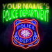 Custom Ultra-Bright Police Department LED Sign with Remote (Neon-Style, LED Technology) - Way Up Gifts