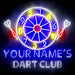 Custom Ultra-Bright Dart Club LED Sign with Remote (Neon-Style, LED Technology) - Way Up Gifts