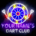 Custom Ultra-Bright Dart Club LED Sign with Remote (Neon-Style, LED Technology) - Way Up Gifts