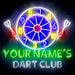 Custom Ultra-Bright Dart Club LED Sign with Remote (Neon-Style, LED Technology) - Way Up Gifts