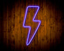 Lightning Bolt Flex Silicone LED Sign (Neon-Style, LED Technology) - Way Up Gifts