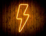 Lightning Bolt Flex Silicone LED Sign (Neon-Style, LED Technology) - Way Up Gifts