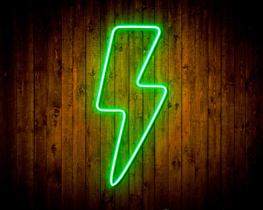 Lightning Bolt Flex Silicone LED Sign (Neon-Style, LED Technology) - Way Up Gifts