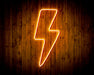 Lightning Bolt Flex Silicone LED Sign (Neon-Style, LED Technology) - Way Up Gifts