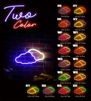 Two Clouds Sky Room Light Flex Silicone LED Sign (Neon-Style, LED Technology) - LED Gift Works