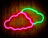 Two Clouds Sky Room Light Flex Silicone LED Sign (Neon-Style, LED Technology) - Way Up Gifts