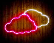 Two Clouds Sky Room Light Flex Silicone LED Sign (Neon-Style, LED Technology) - LED Gift Works