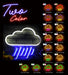 Rain Cloud Flex Silicone LED Sign (Neon-Style, LED Technology) - Way Up Gifts
