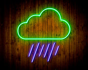Rain Cloud Flex Silicone LED Sign (Neon-Style, LED Technology) - LED Gift Works