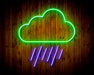Rain Cloud Flex Silicone LED Sign (Neon-Style, LED Technology) - Way Up Gifts