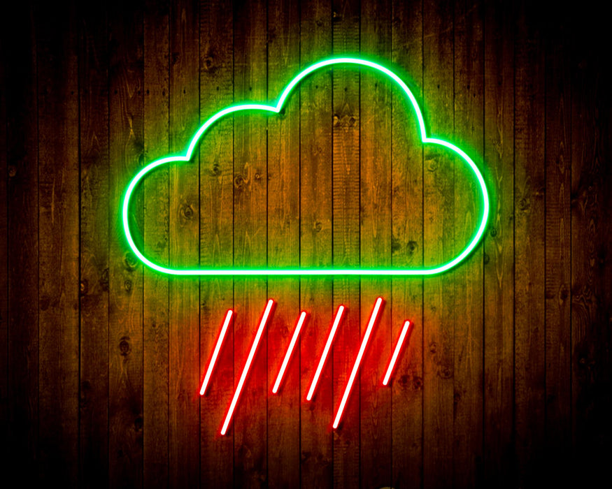 Rain Cloud Flex Silicone LED Sign (Neon-Style, LED Technology) - Way Up Gifts
