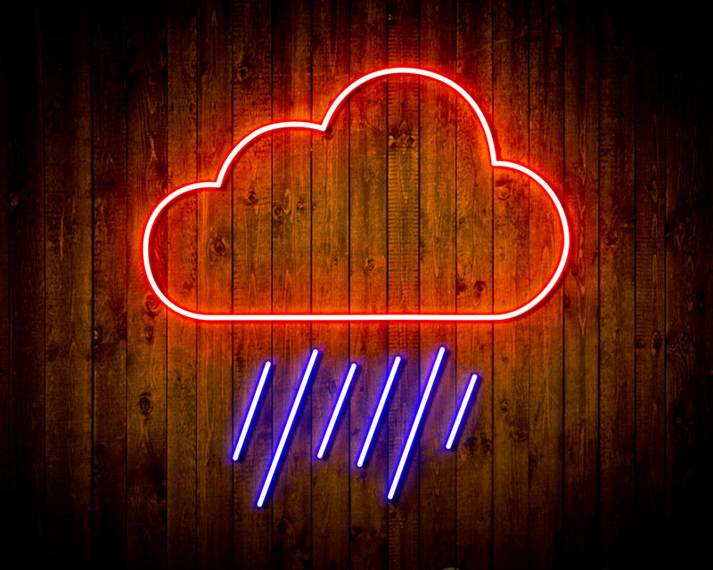 Rain Cloud Flex Silicone LED Sign (Neon-Style, LED Technology) - LED Gift Works