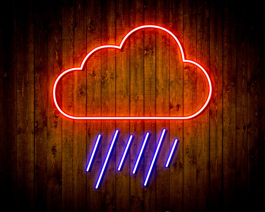 Rain Cloud Flex Silicone LED Sign (Neon-Style, LED Technology) - Way Up Gifts
