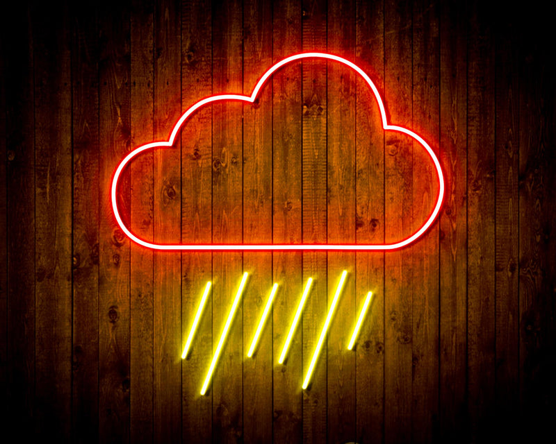 Rain Cloud Flex Silicone LED Sign (Neon-Style, LED Technology) - LED Gift Works