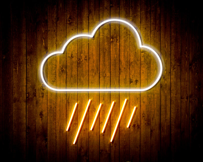 Rain Cloud Flex Silicone LED Sign (Neon-Style, LED Technology) - LED Gift Works