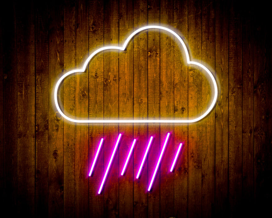 Rain Cloud Flex Silicone LED Sign (Neon-Style, LED Technology) - Way Up Gifts