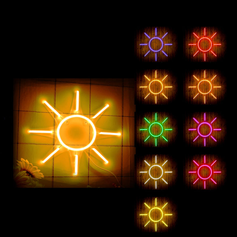Sun Bright Room Decoration Flex Silicone LED Sign (Neon-Style, LED Technology) - LED Gift Works