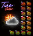 Cloud with Sun Appearing Flex Silicone LED Sign (Neon-Style, LED Technology) - Way Up Gifts