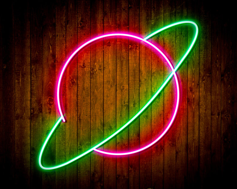 Planet Space Kid Room Flex Silicone LED Sign (Neon-Style, LED Technology) - LED Gift Works