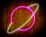 Planet Space Kid Room Flex Silicone LED Sign (Neon-Style, LED Technology) - Way Up Gifts