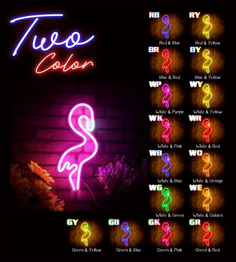 Flamingo Flex Silicone LED Sign (Neon-Style, LED Technology) - LED Gift Works