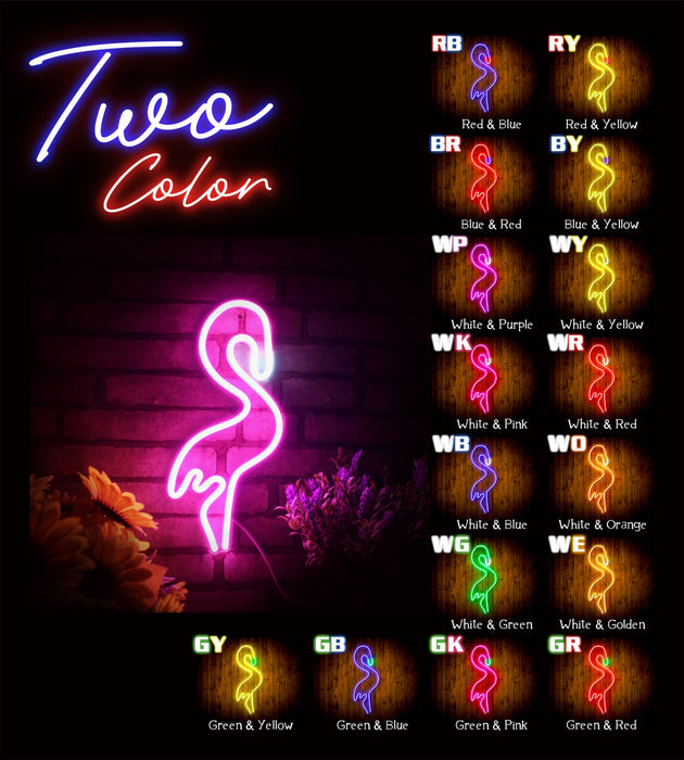 Flamingo Flex Silicone LED Sign (Neon-Style, LED Technology) - Way Up Gifts