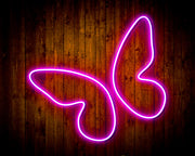 Butterfly Girl Room Flex Silicone LED Sign (Neon-Style, LED Technology) - LED Gift Works