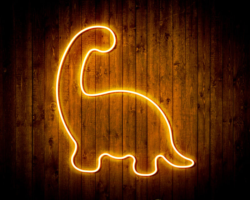 Dinosaur Kid Room Flex Silicone LED Sign (Neon-Style, LED Technology) - LED Gift Works