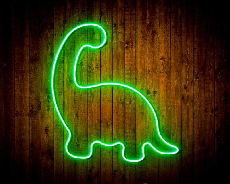 Dinosaur Kid Room Flex Silicone LED Sign (Neon-Style, LED Technology) - LED Gift Works