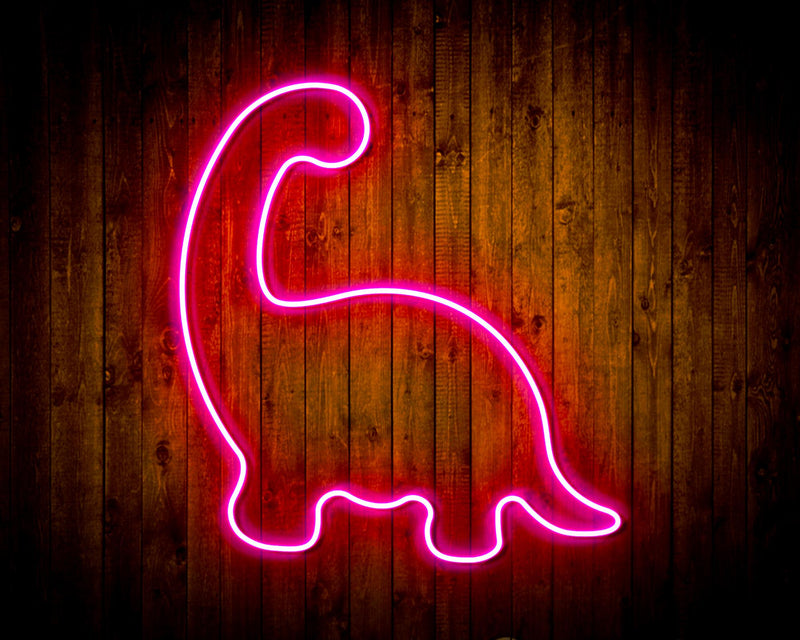 Dinosaur Kid Room Flex Silicone LED Sign (Neon-Style, LED Technology) - LED Gift Works