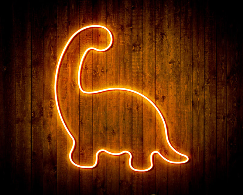 Dinosaur Kid Room Flex Silicone LED Sign (Neon-Style, LED Technology) - LED Gift Works