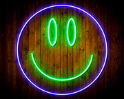 Smiley Face Emoji Flex Silicone LED Sign (Neon-Style, LED Technology) - LED Gift Works
